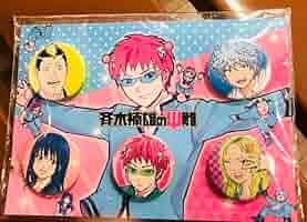 斉木楠雄のΨ難 抽選プレゼント 缶バッジ 埼玉 斉木＆燃堂 斉木楠雄