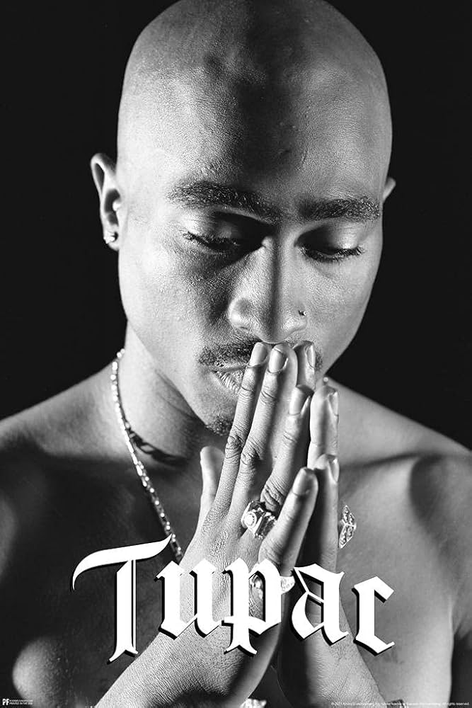 Amazon.com: Poster Foundry Tupac Poster 16x24 Praying 90s Hip Hop