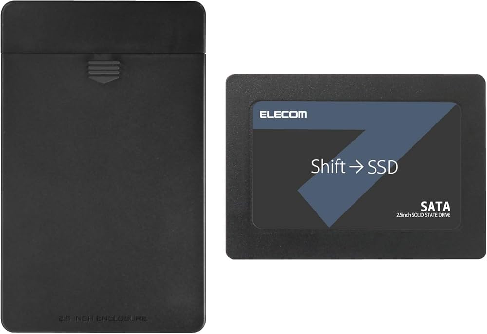 Amazon | エレコム 内蔵SSD 480GB 2.5インチ SATA3.0 HDDケース付