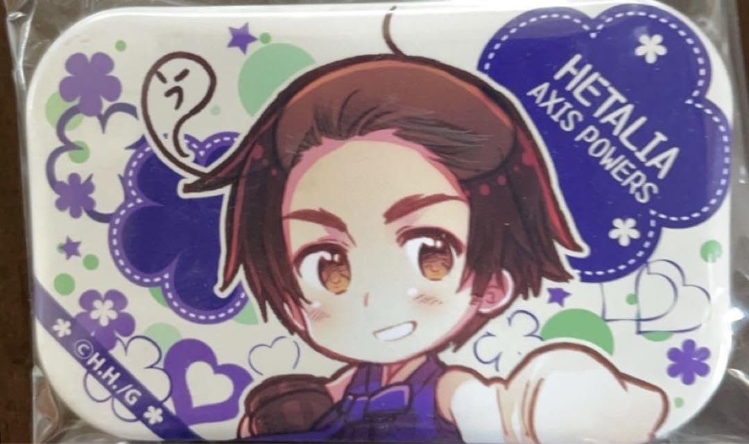 ヘタリア 日本 スクエア缶バッジ ヒサゴ Amazon.co.jp: ヘタリア