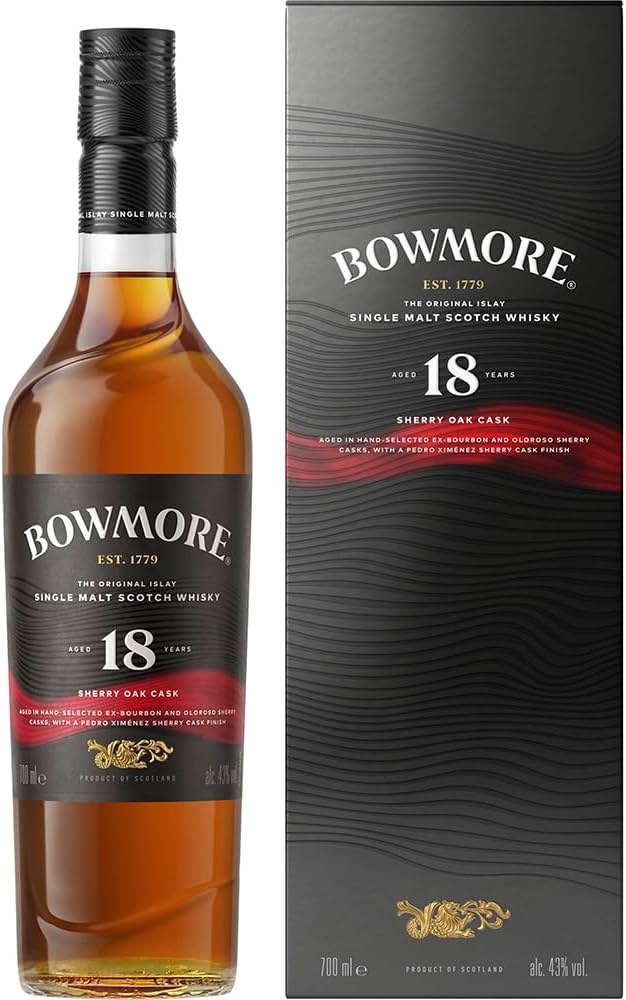 Amazon.co.jp: ボウモア シェリー 18年 [シングルモルト ウイスキー