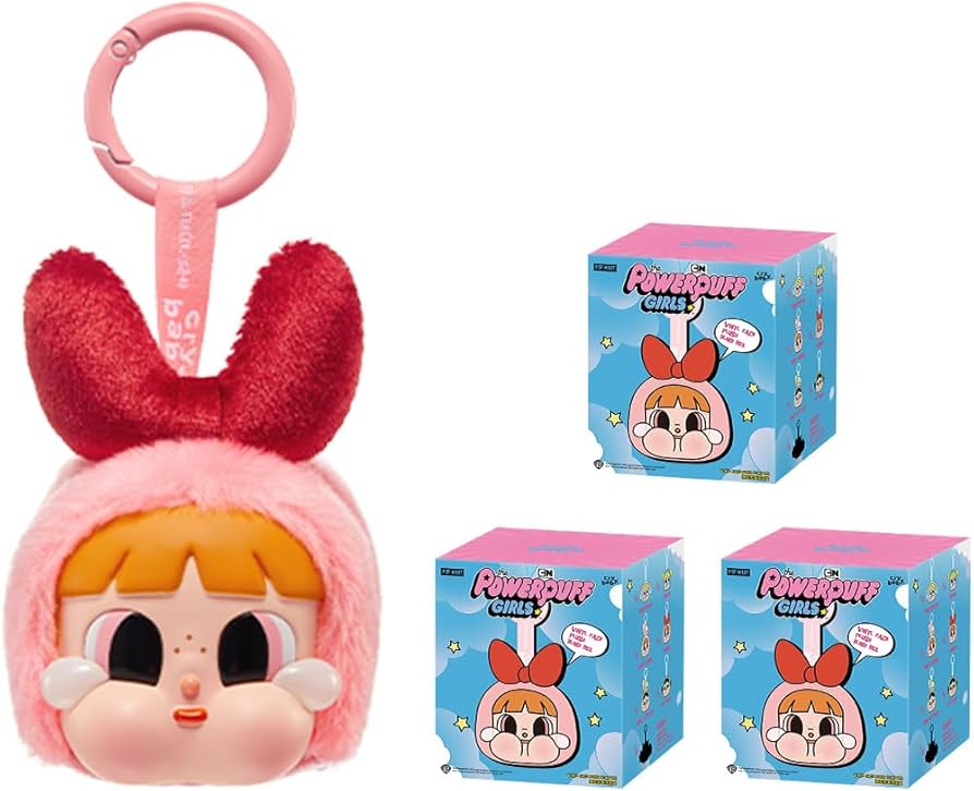 Amazon | POP MART CRYBABY × Powerpuff Girls Series-Vinyl Face