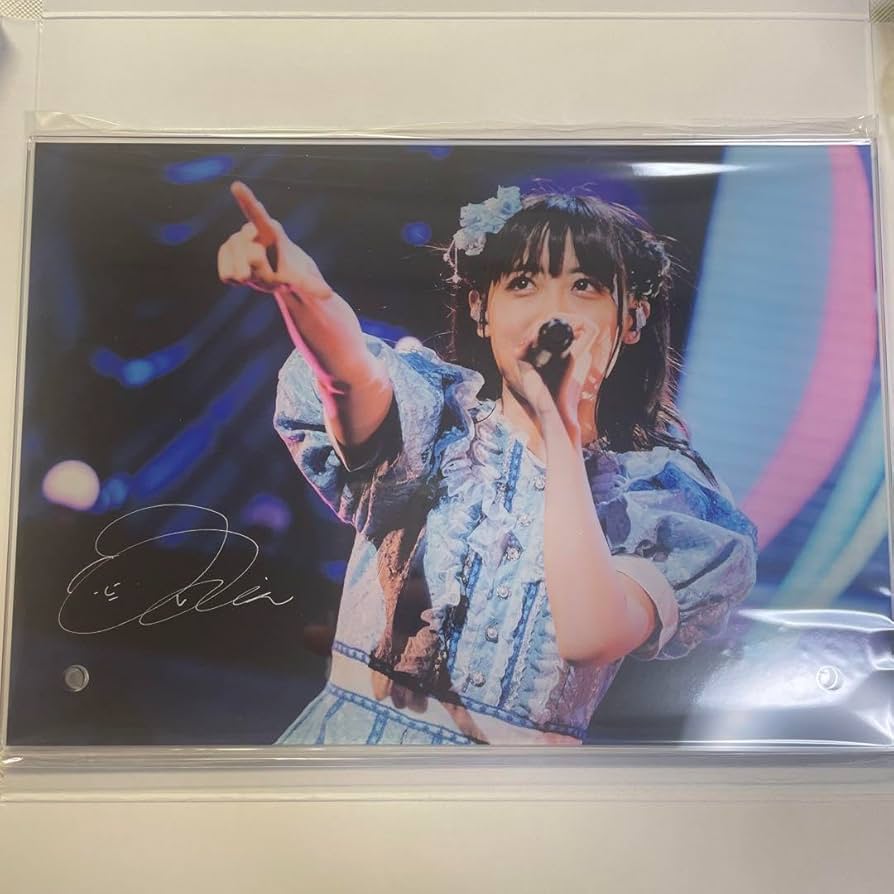 特大】来栖りん 直筆サイン入り特大A2アクリルパネル 26時のマス