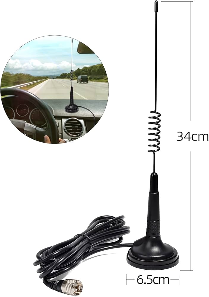 Amazon | 26～28MHz帯 漁業無線・CB無線用 マグネット基台付き