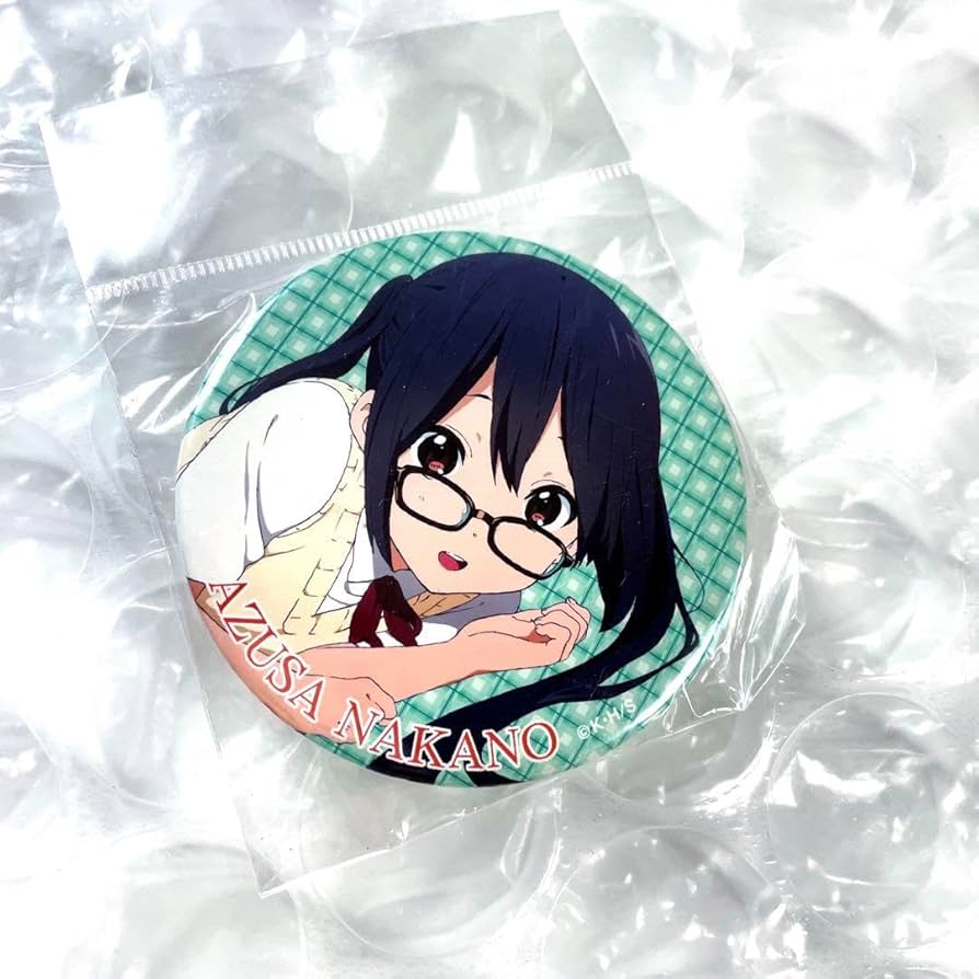 けいおん TBSストア 中野梓 限定デカバッチ 缶バッジ K-ON!! まとめ売