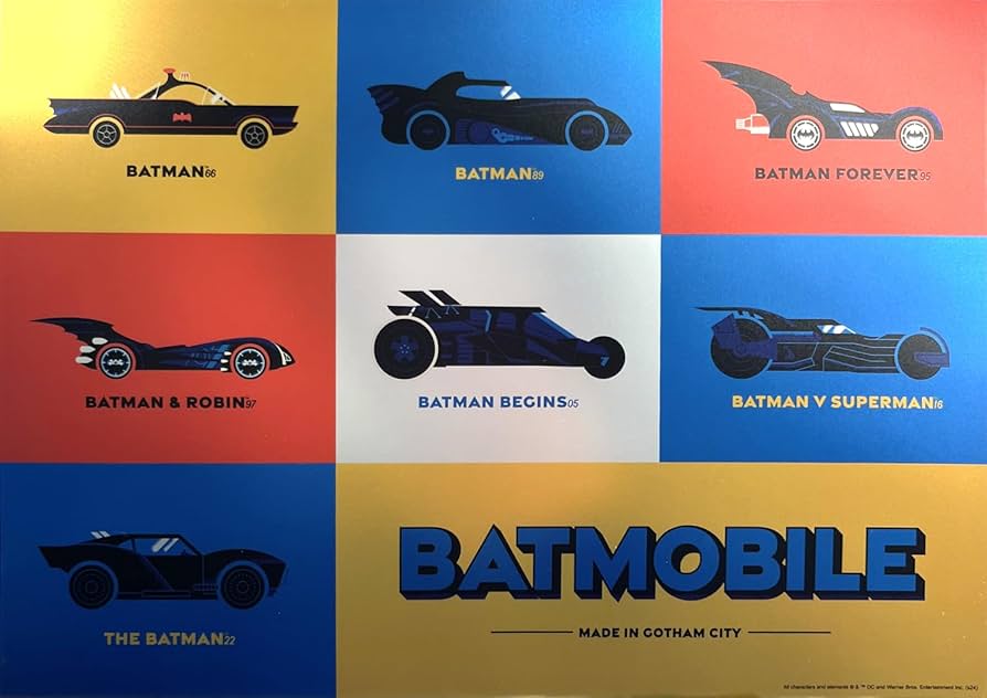 Amazon.co.jp: バットマン85周年 メタリックポスターコレクション