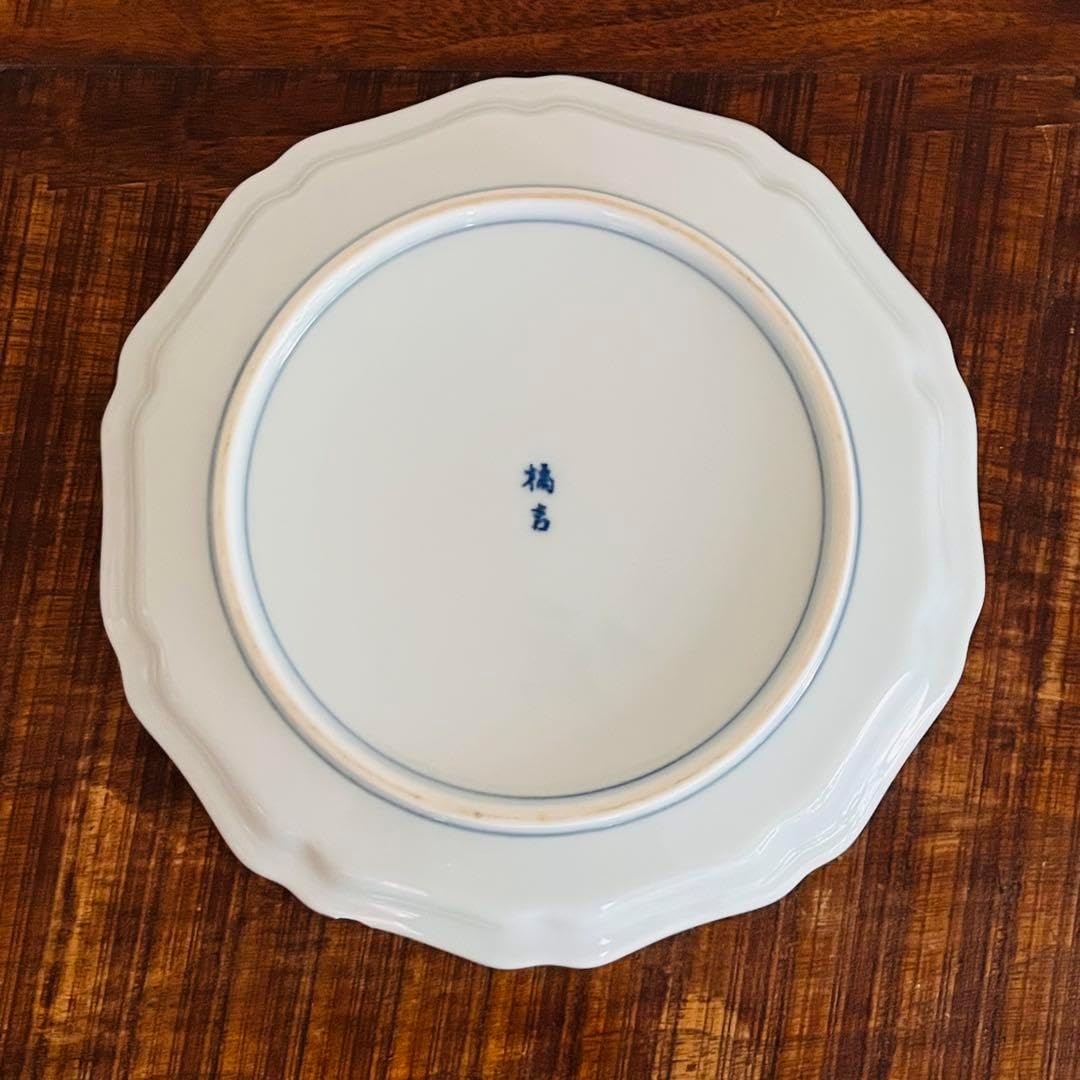 山中塗 山中漆器 香仙工房 ロクロ目 朱 銘々皿 菓子皿 5枚 茶道