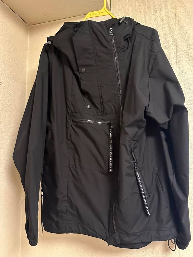 星野源 POP VIRUS アノラック フード付き黒ジャケット Lサイズ Amazon