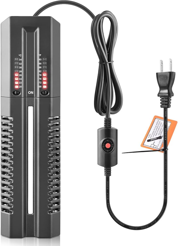 Amazon.co.jp: FEDOUR 600Wダブル加熱チューブ水槽ヒーター、頑丈な