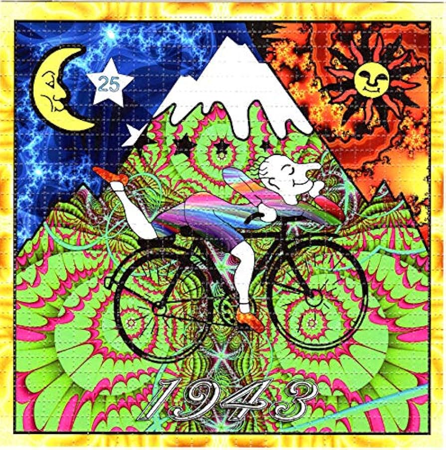 Amazon｜Fractal Bicycle Day Albert Hofmann デザイン サイケデリック