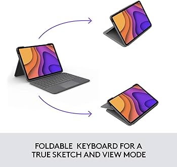 Amazon.com: Logitech Folio Touch iPad Keyboard Case with Trackpad