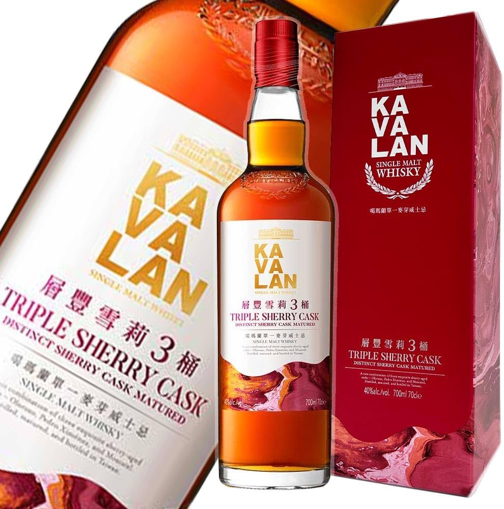 Amazon.co.jp: カバラン トリプルシェリーカスク 700ml 40度 台湾