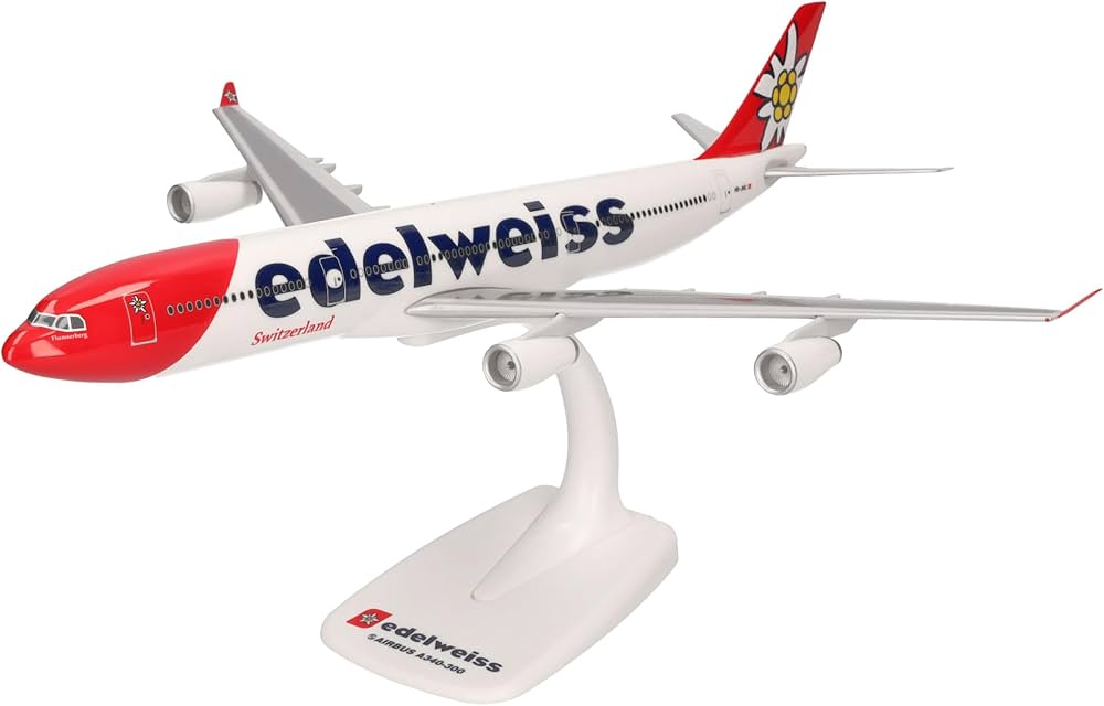 Herpa 1/200 A340-300 スイス航空 SNAP FIT Herpa 1/200 A340-300