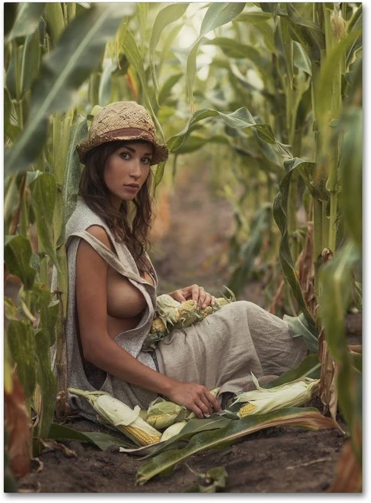 Farmer by David Dubnitskiy, 24x32-Inch Canvas Wall Art : Buy