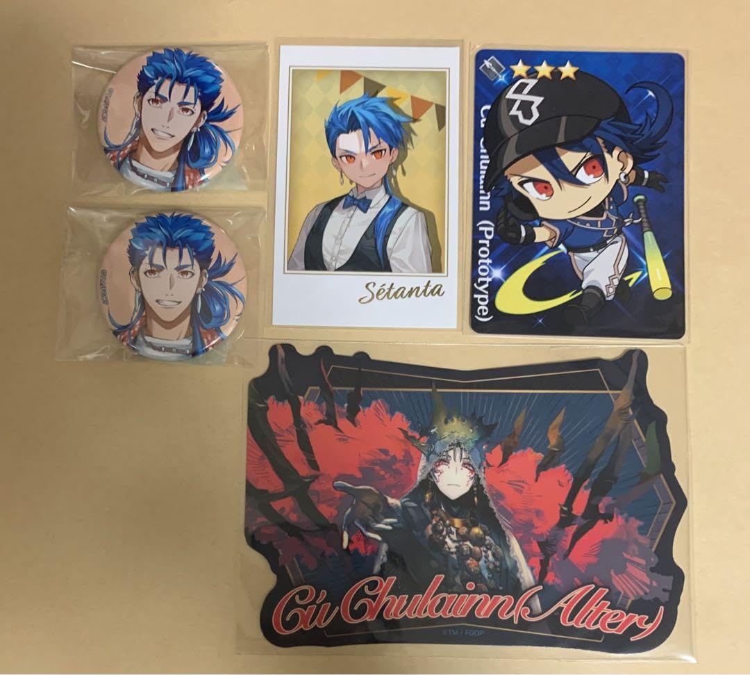 Fate fgo DINING ランサー クーフーリン 缶バッジ レアルタヌア Fate