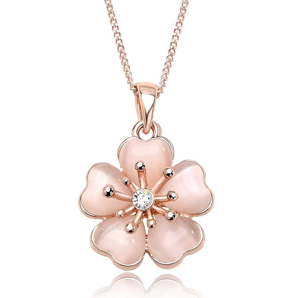 フェントン】 透明のピンクガラスに手書きの小さな花柄が可愛い