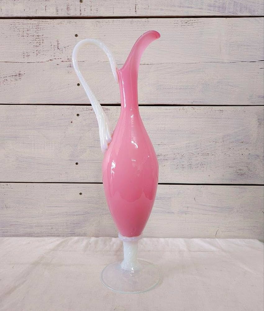 Amazon.co.jp: フランスアンティーク オパリンガラス 花瓶 一輪挿し