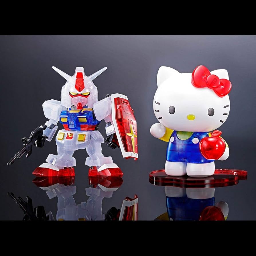 Amazon.com: Hello Kitty RX-78-2 Gundam SD EX-STANDARD Plastic