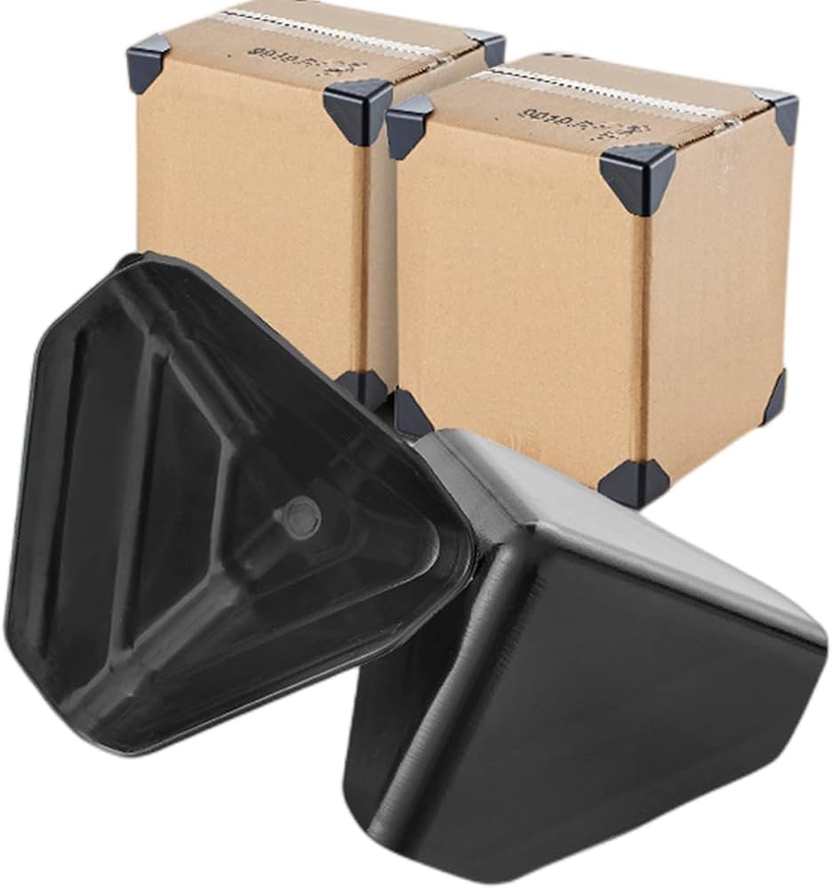 DA コーナーカバーつや消し黒 150x200x480 吸盤6個 Amazon.co.jp: 角