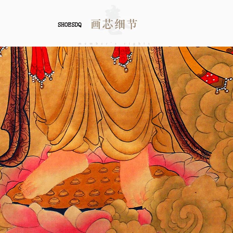 Amazon｜掛け軸／掛軸『慈母観音菩薩』聖観世音菩薩 観音菩薩 かんのん