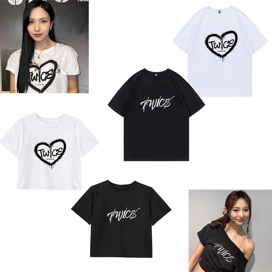 Amazon.co.jp: [XINYIN] TWICE 周辺 Tシャツ トゥワイス READY TO BE