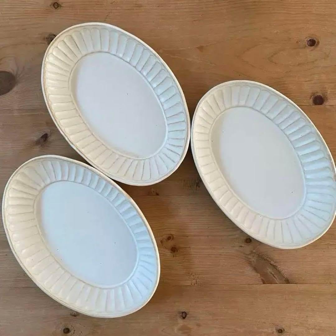 中国陶器 大明成化年製 山水図 青白磁 八角形の風景大皿