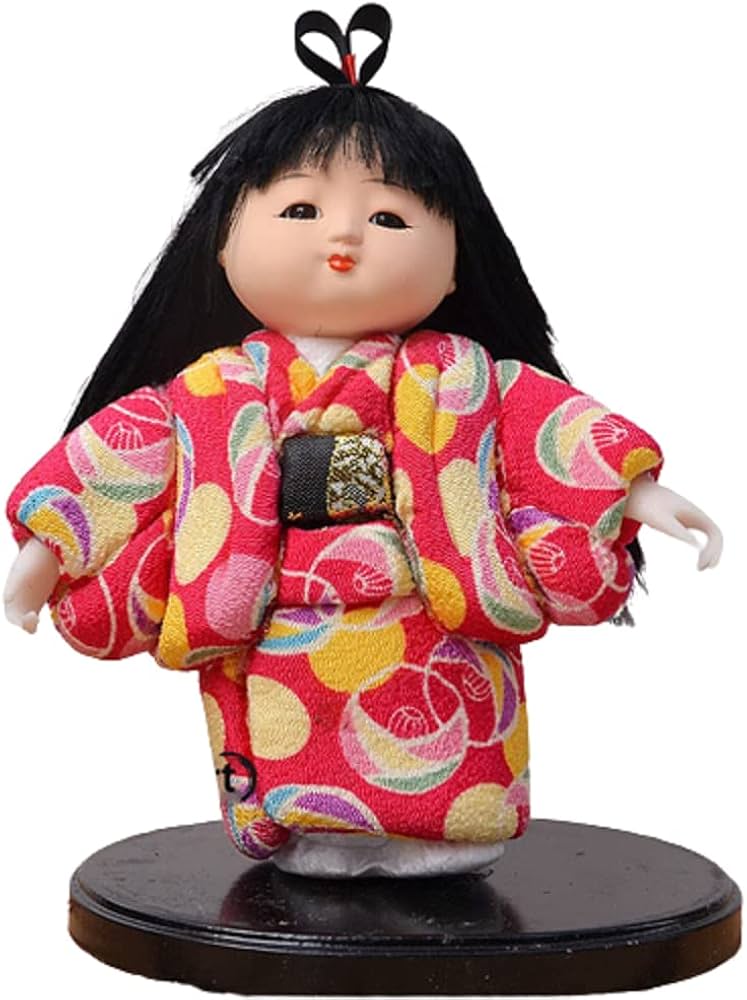 Amazon | 【日本のおみやげ】【日本のお土産】市松人形 日本人形舞踊