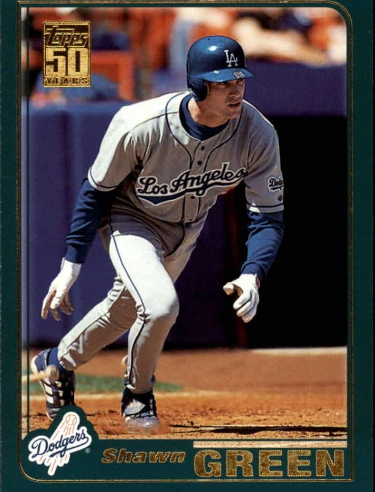 Amazon.com: 2001 Topps Series 1 Baseball #20 Shawn Green Los