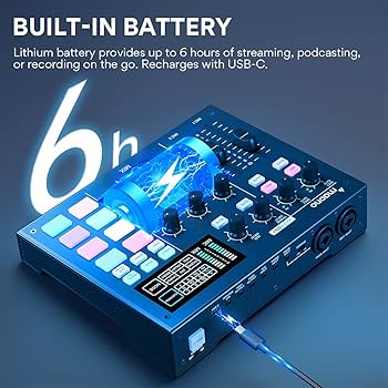 Amazon | MAONOCASTER オーディオインターフェース DJミキサーと