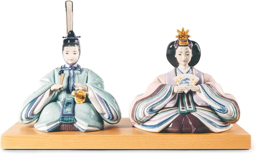 Amazon | リヤドロ 雛人形 Lladro コンパクト ひな人形 雛 親王飾り