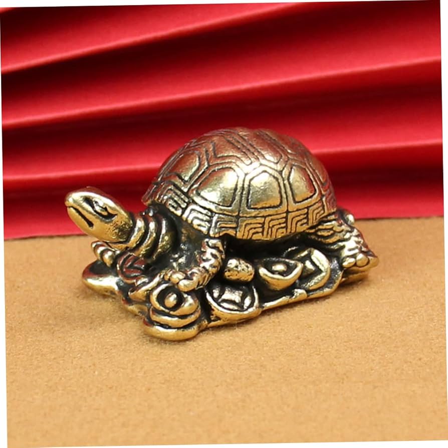 Amazon.co.jp: Yardenfun 装飾的な亀の像 富をもたらす亀の像 運を