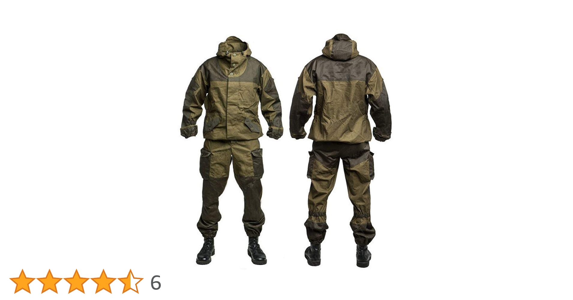 ソ連軍ロシア軍 実物装備 KZS白樺迷彩化学戦対応服 Lサイズ 上下