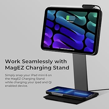 Amazon.co.jp: PITAKA iPad Mini 6ケース 磁気ワイヤレス充電ケースと