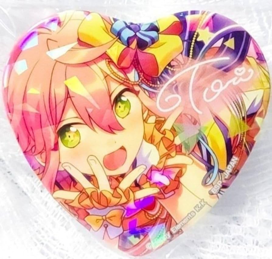 あんスタ 影片みか とるパカ ハート缶バッジ あんスタ 影片みか とる