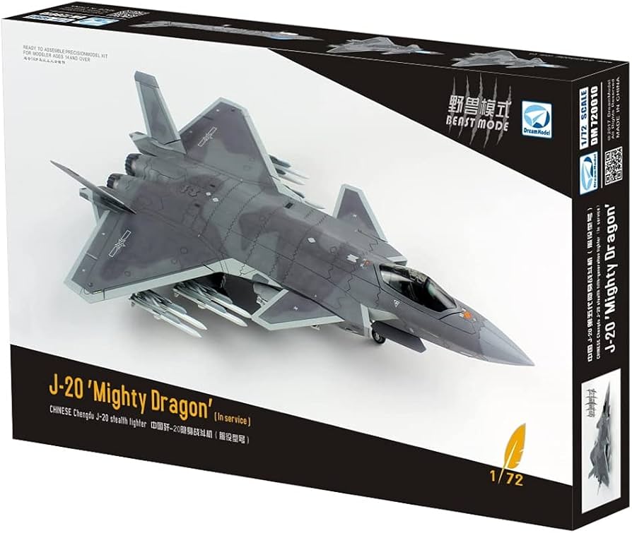 Amazon | ドリームモデル 1/72 中国空軍 J-20 威龍 ステルス戦闘機
