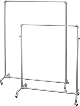 Amazon.co.jp: ガス管ハンガーラック 120cm幅 GS-HR120F ガス管を