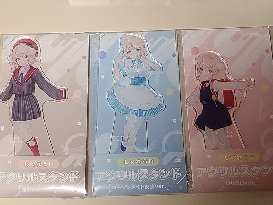 Amazon.co.jp: しぐれうい ローソン コラボ アクリルスタンド 3種