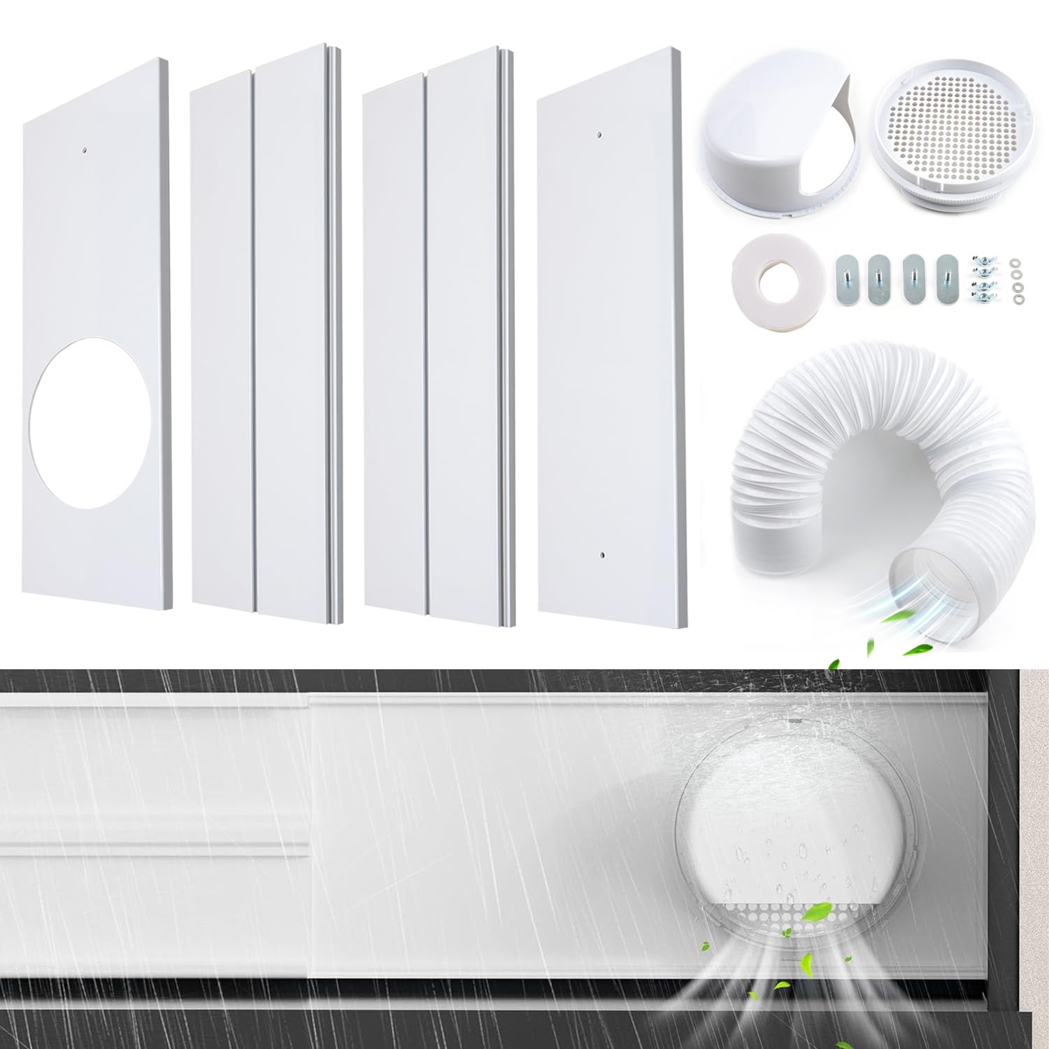 互換ブースマイクロ 窓枠排気用アタッチメントセット 互換ブース