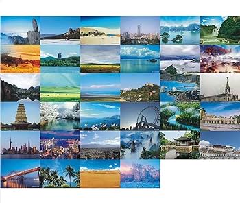 世界中の観光地のポストカードやマップなど 世界中の観光地のポスト