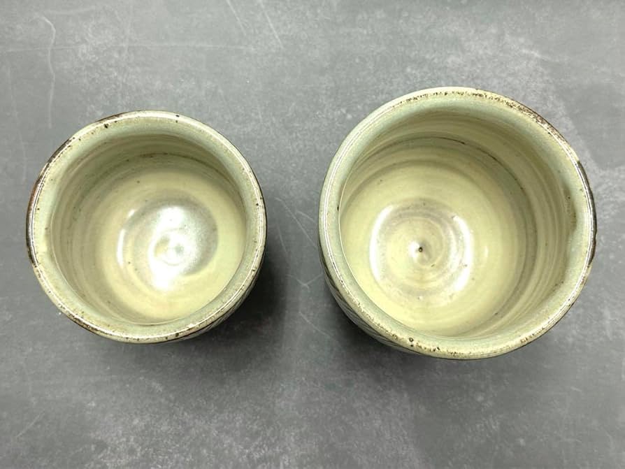 Amazon | 重要無形文化財 人間国宝島岡達三 象嵌赤絵夫婦湯呑 共箱