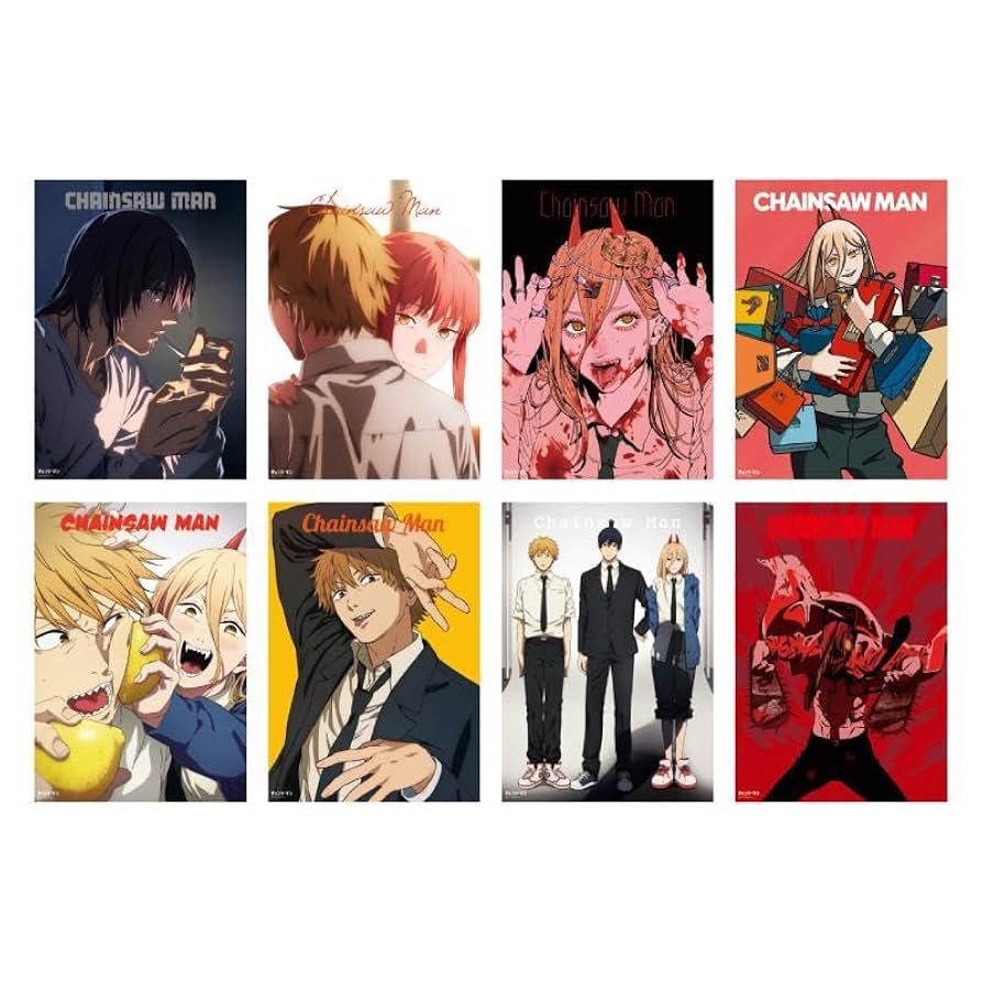 チェンソーマン アニメーション展 B2 ポスター デンジ パワー アキ