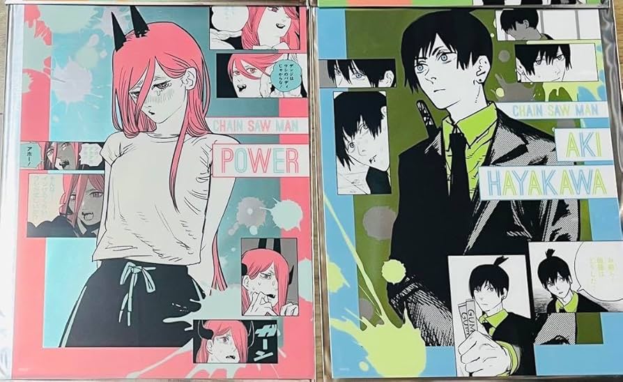 Amazon.co.jp: チェンソーマン クリアポスターコレクション パワー