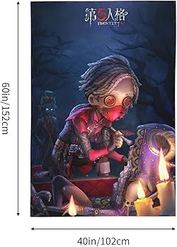 Amazon.co.jp: Identity V 第五人格 納棺師 タペストリー 壁掛け 無痕