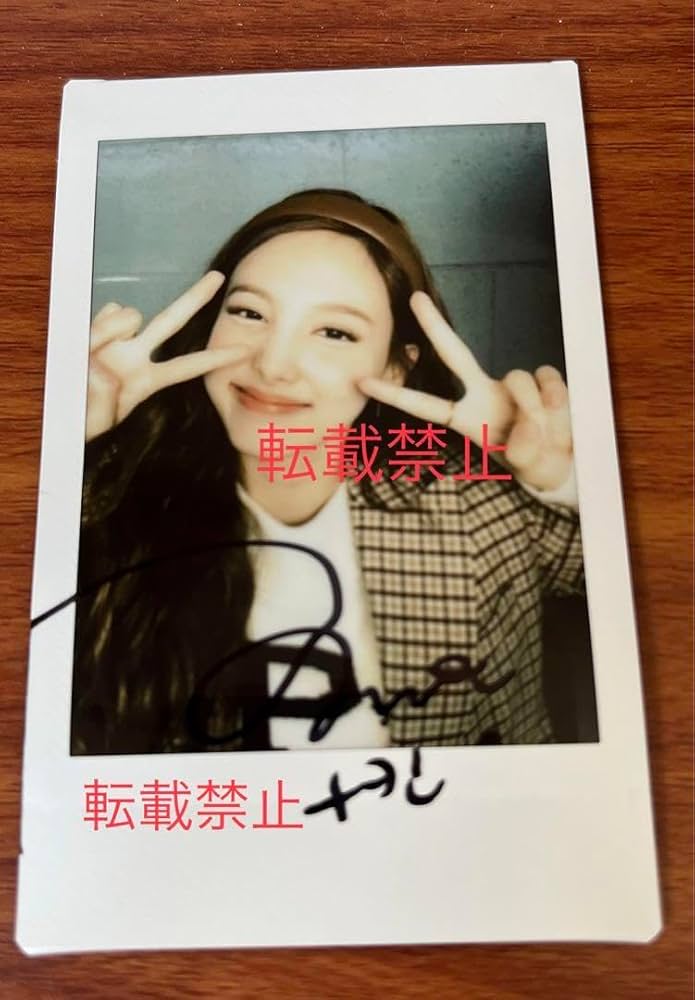 twice ジョンヨン 直筆サイン入りチェキ TWICE ジョンヨン 直筆サイン