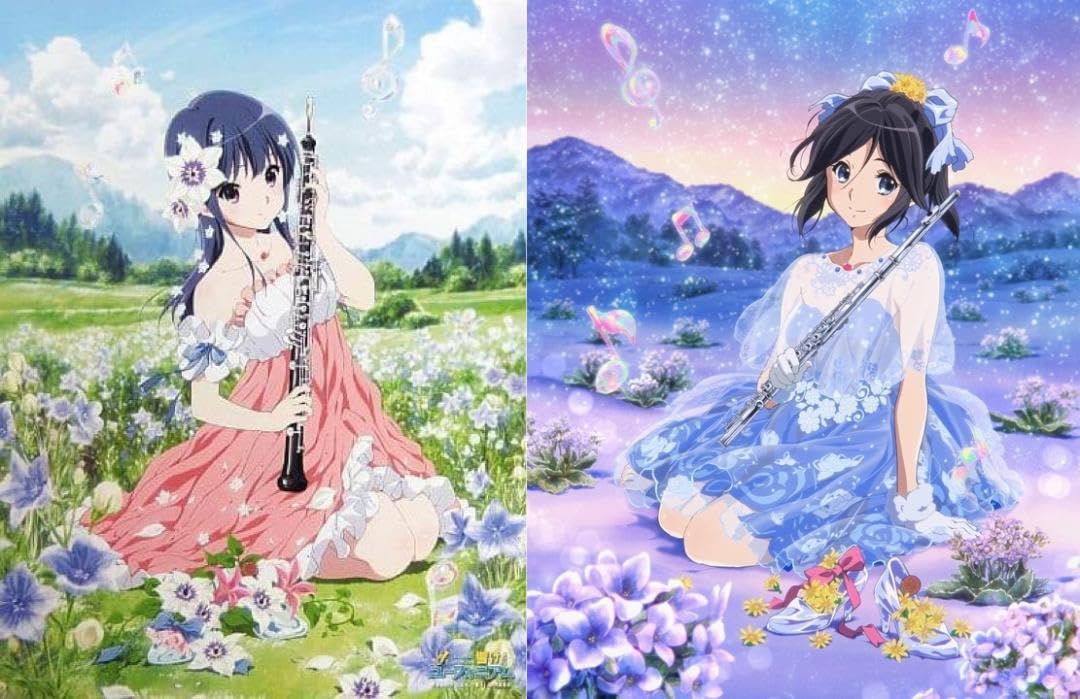 京都アニメーション 鎧塚みぞれ バースデーキャンバスアート 響け