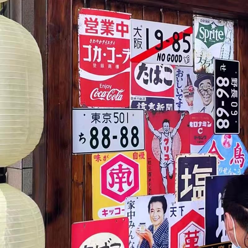 ホーロー（琺瑯）看板 ツバメゴム草履｜当時物 ホーロー看板