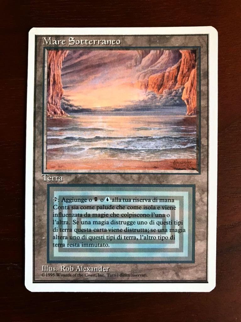 MTG Underground Sea 英語 リバイズド デュアルランド MTG Underground