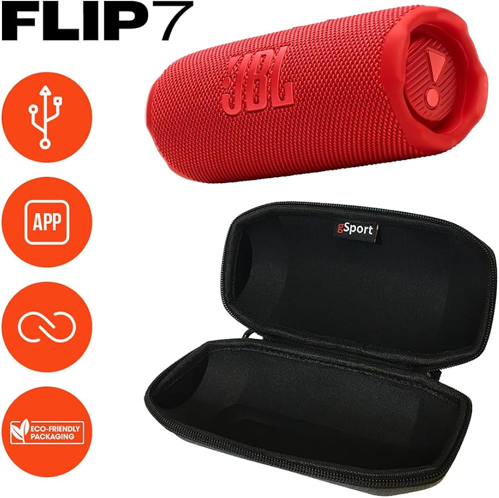 Amazon.com: JBL FLIP 7 Waterproof Portable Speaker Bundle with