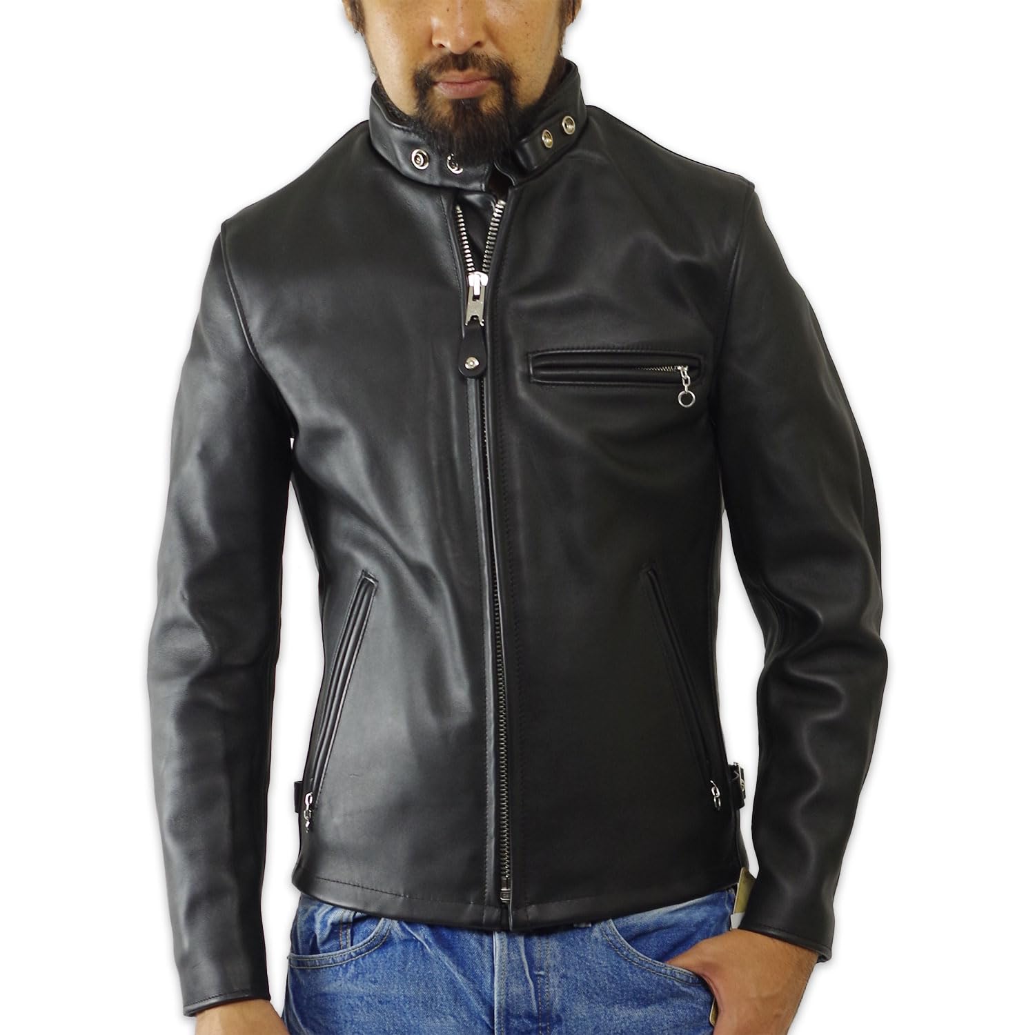 Amazon.co.jp: [ショット] SCHOTT 641 スタンドカラーシングル