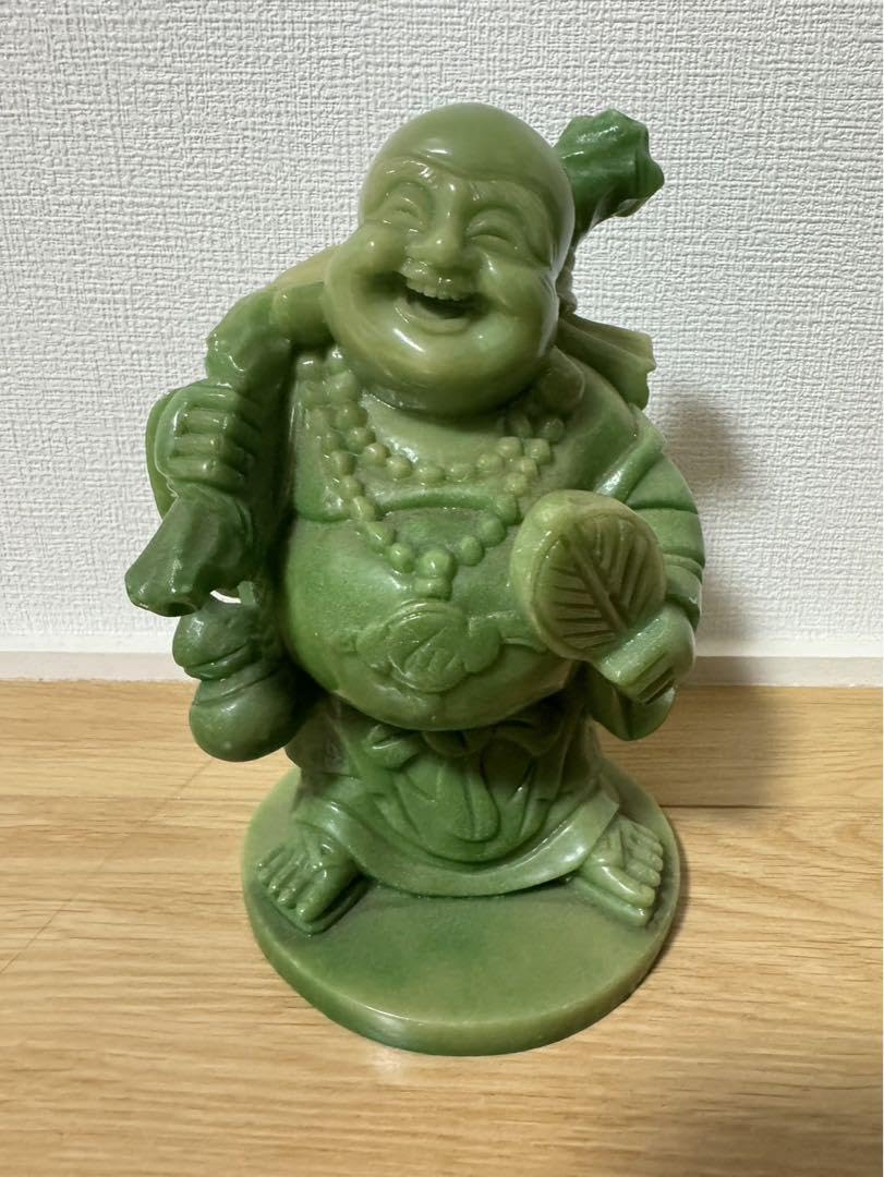 布袋様置物翡翠